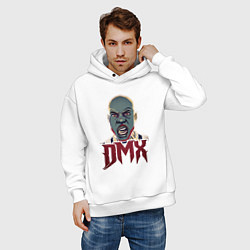 Толстовка оверсайз мужская DMX Evil, цвет: белый — фото 2