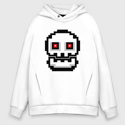 Мужское худи оверсайз Skull Geometry Dash
