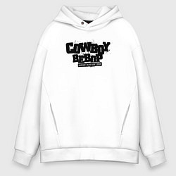 Толстовка оверсайз мужская Cowboy Bebop, цвет: белый