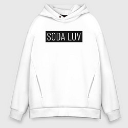 Толстовка оверсайз мужская SODA LUV, цвет: белый