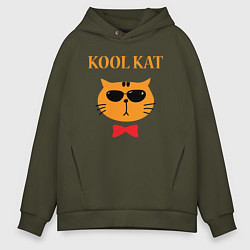 Толстовка оверсайз мужская Kool kat, цвет: хаки