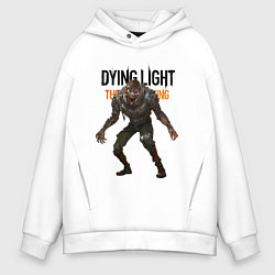 Толстовка оверсайз мужская Dying light Зараженный, цвет: белый