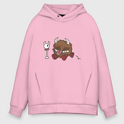 Толстовка оверсайз мужская Честер dont starve, цвет: светло-розовый