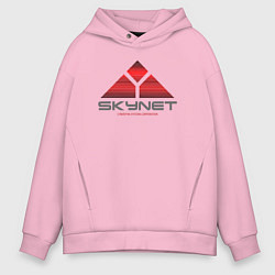 Толстовка оверсайз мужская Skynet, цвет: светло-розовый