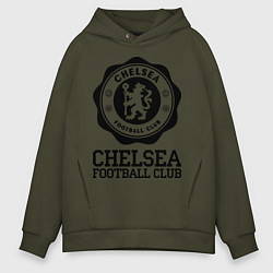 Толстовка оверсайз мужская Chelsea FC: Emblem, цвет: хаки