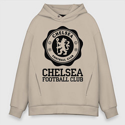 Толстовка оверсайз мужская Chelsea FC: Emblem, цвет: миндальный