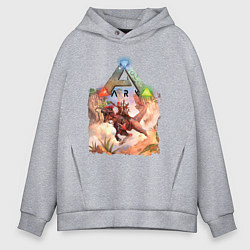 Толстовка оверсайз мужская Ark Survival АРК СУРВИВАЛ Z, цвет: меланж