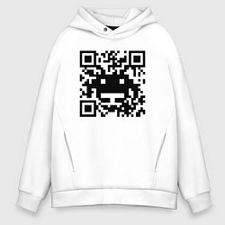 Мужское худи оверсайз QR-Monster