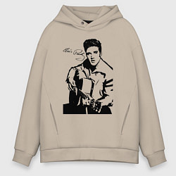 Толстовка оверсайз мужская Elvis, цвет: миндальный