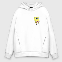 Толстовка оверсайз мужская Боб пара Сэнди, цвет: белый