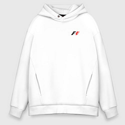 Толстовка оверсайз мужская F-1 MINI LOGO, цвет: белый