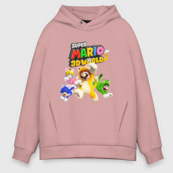 Мужское худи оверсайз Super Mario 3D World Nintendo Team of heroes