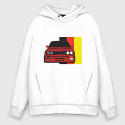 Толстовка оверсайз мужская BMW - Germany, цвет: белый