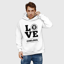 Толстовка оверсайз мужская Chelsea Love Классика, цвет: белый — фото 2