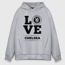 Толстовка оверсайз мужская Chelsea Love Классика, цвет: меланж