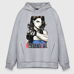 Толстовка оверсайз мужская Jill RE3, цвет: меланж