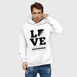 Толстовка оверсайз мужская Hoffenheim Love Классика, цвет: белый — фото 2