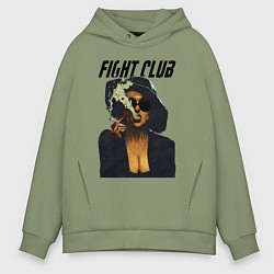 Толстовка оверсайз мужская Fight Club - Marla Singer, цвет: авокадо