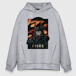 Толстовка оверсайз мужская Curse Of Anubis, цвет: меланж
