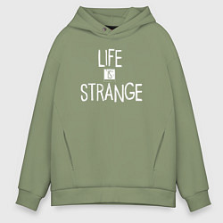 Мужское худи оверсайз Life Is Strange - лого
