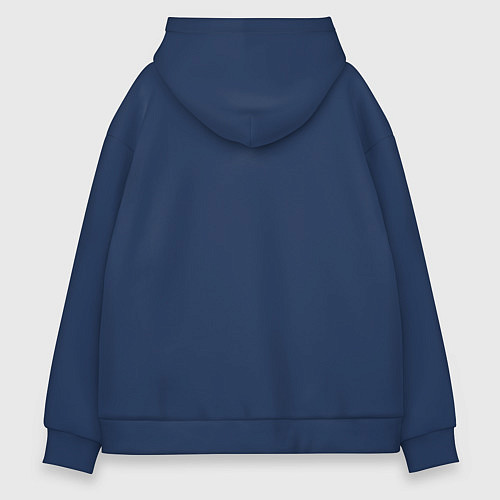 Мужское худи оверсайз Leeds United Love Classic / Тёмно-синий – фото 2