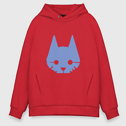 Толстовка оверсайз мужская Stray Blue, цвет: красный