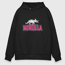 Толстовка оверсайз мужская Momzilla, цвет: черный