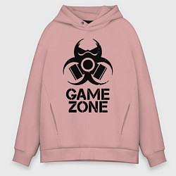Толстовка оверсайз мужская Game zone, цвет: пыльно-розовый