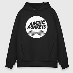 Толстовка оверсайз мужская Arctic Monkeys rock, цвет: черный
