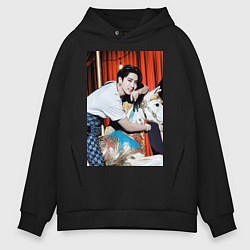 Толстовка оверсайз мужская Han Circus, цвет: черный