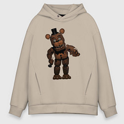 Толстовка оверсайз мужская Фредди сломан, цвет: миндальный