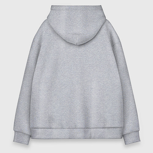 Мужское худи оверсайз Nevermore Уэнздей и Энид Синклер / Меланж – фото 2