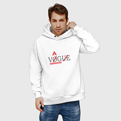 Толстовка оверсайз мужская VAG not VOGUE, цвет: белый — фото 2