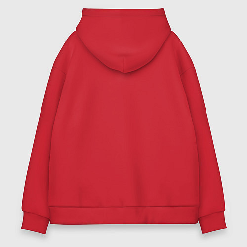 Мужское худи оверсайз Tears on my GORETEX / Красный – фото 2