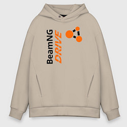 Толстовка оверсайз мужская BeamNG drive, цвет: миндальный