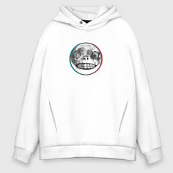 Толстовка оверсайз мужская Emil, цвет: белый