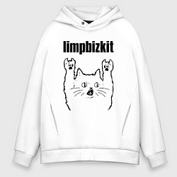 Мужское худи оверсайз Limp Bizkit - rock cat