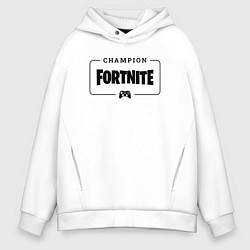 Мужское худи оверсайз Fortnite gaming champion: рамка с лого и джойстико