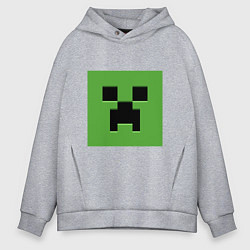 Мужское худи оверсайз Minecraft creeper face