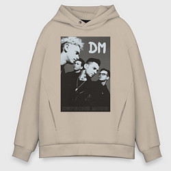 Толстовка оверсайз мужская Depeche Mode 90 Violator, цвет: миндальный