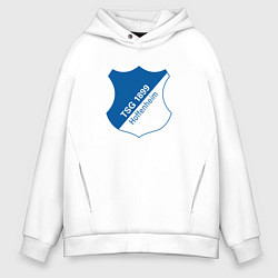 Толстовка оверсайз мужская Hoffenheim fc germany, цвет: белый