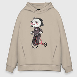 Толстовка оверсайз мужская Saw bike, цвет: миндальный