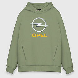 Толстовка оверсайз мужская Opel sport auto, цвет: авокадо