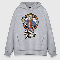 Толстовка оверсайз мужская Vault future, цвет: меланж