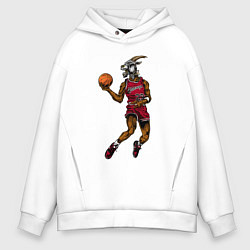 Толстовка оверсайз мужская Goat Jordan, цвет: белый