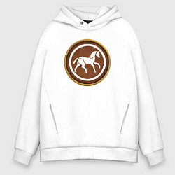 Толстовка оверсайз мужская Вандалы Rome: Total War, цвет: белый