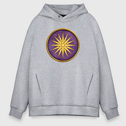 Толстовка оверсайз мужская Македония Rome: Total War Alexander, цвет: меланж