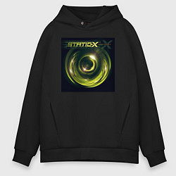 Толстовка оверсайз мужская Static-X - Shadow Zone, цвет: черный