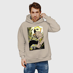 Толстовка оверсайз мужская Семь смертных грехов Эсканор, цвет: миндальный — фото 2