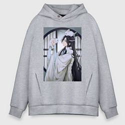 Толстовка оверсайз мужская Ванцзи Лань кролики, цвет: меланж